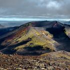 Island - Blick in einen Vulkankrater am Hekla-Massiv