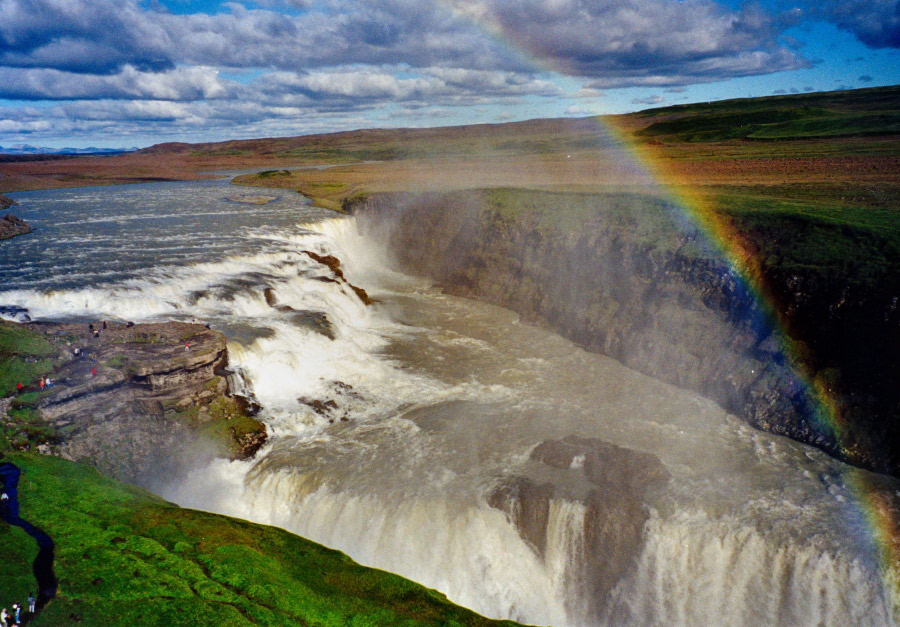 Island - Der Wasserfall Gullfoss