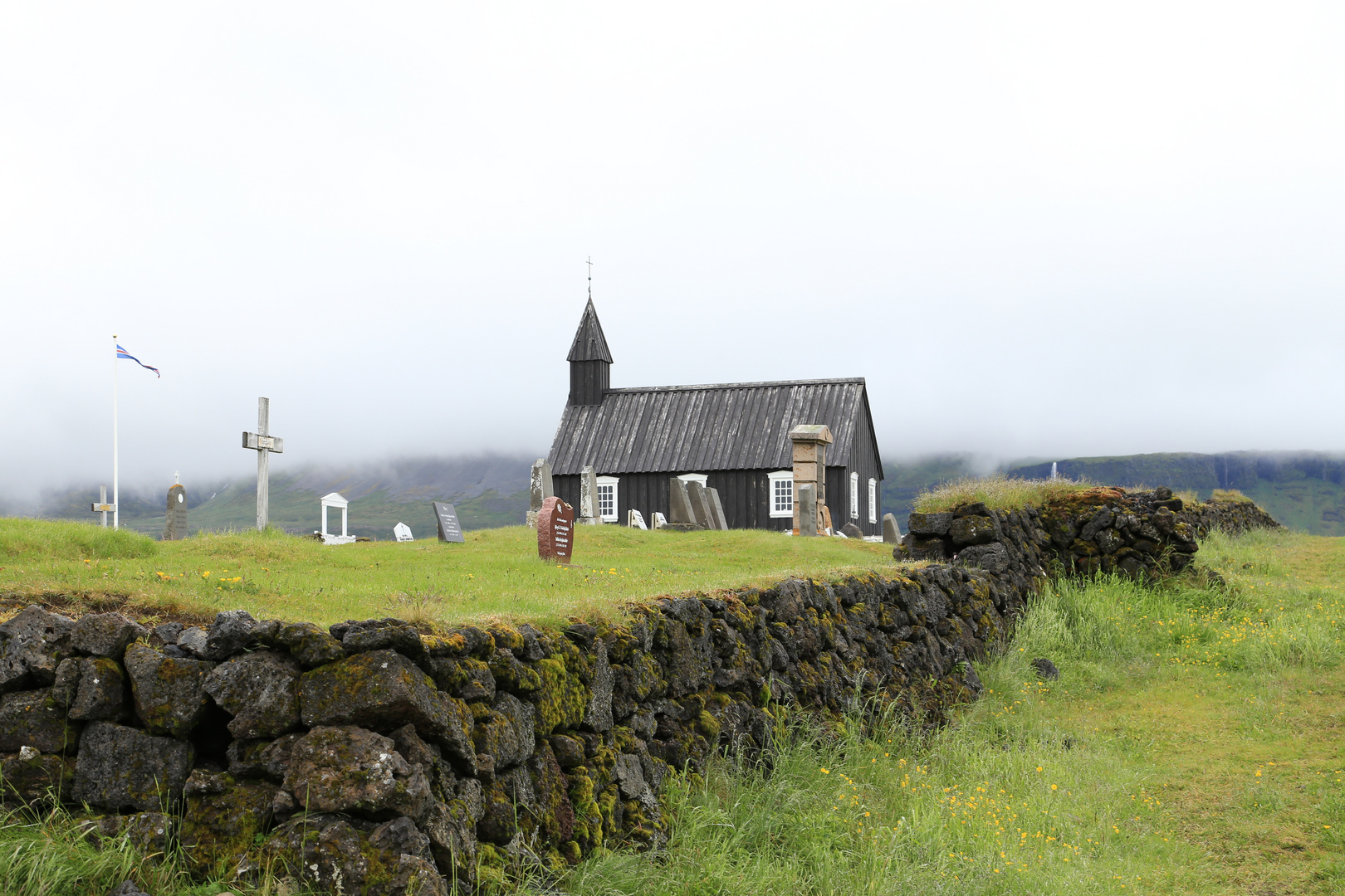 Island, die schwarze Kirche, Búdir