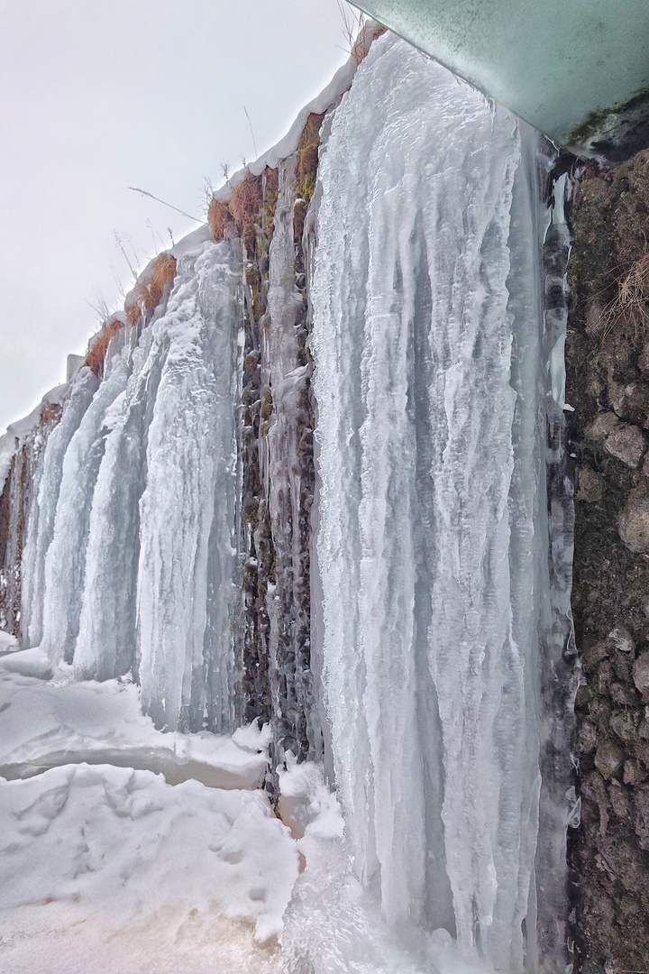 Island Eiswasserfall