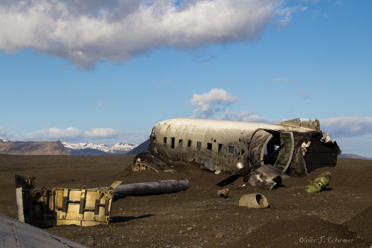 Island Flugzeugwrak