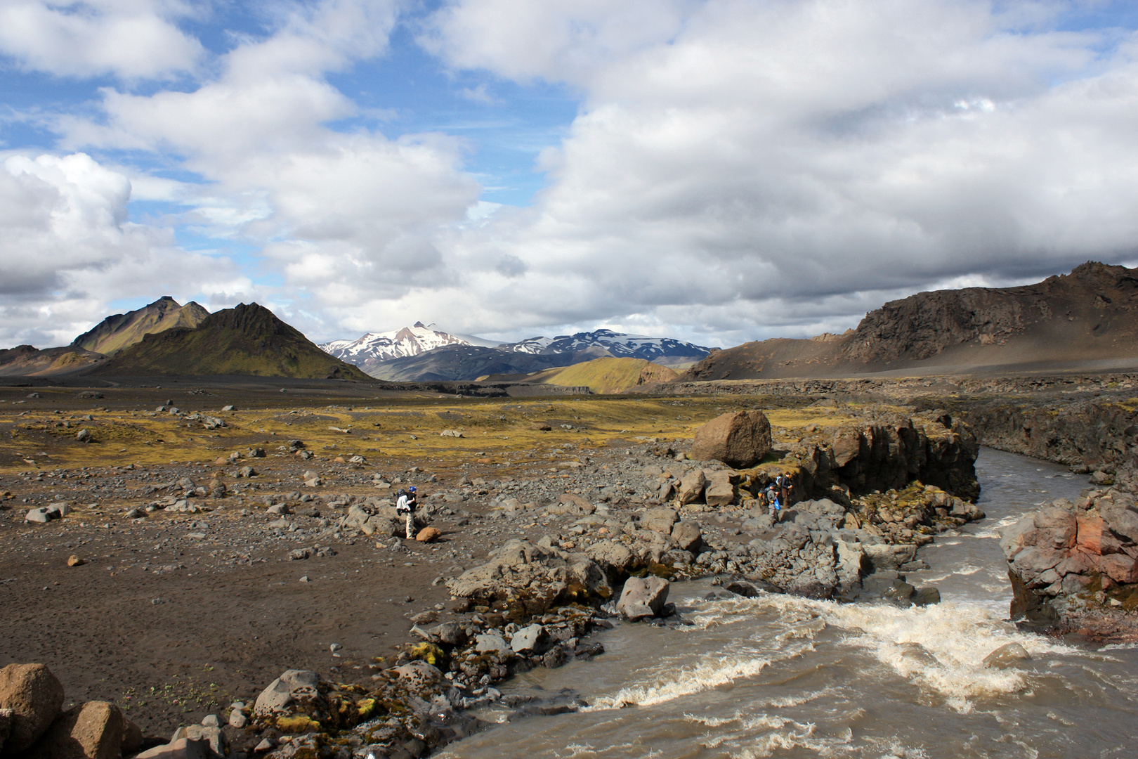Island - Flussüberquerung
