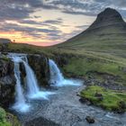 Island Fototapete "Kirkjufellsfoss"