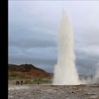 ISLAND. geyser field Haudakalu.