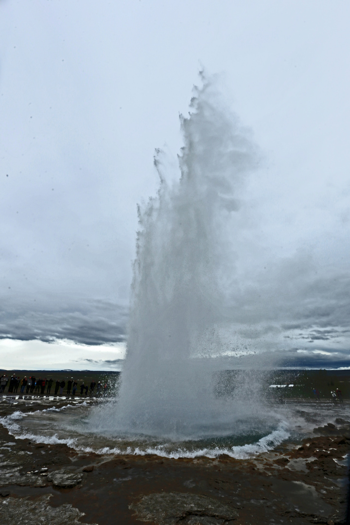 Island - Geysir Strokkur (Butterfass) - Eruption