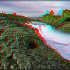 Island Godafoss (3D- ANA)