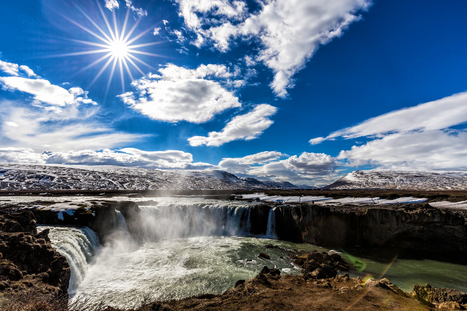 Island ... Godafoss....... Götterwasserfall