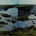 Island Godafoss Wasserfall (3D-X-View)