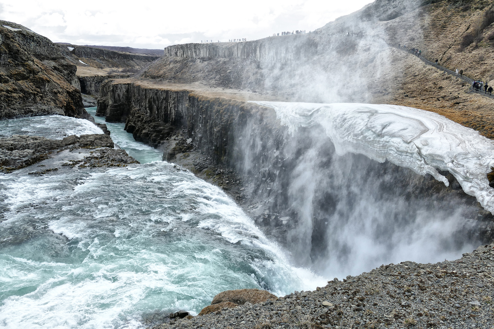 Island Gulfoss Schlucht