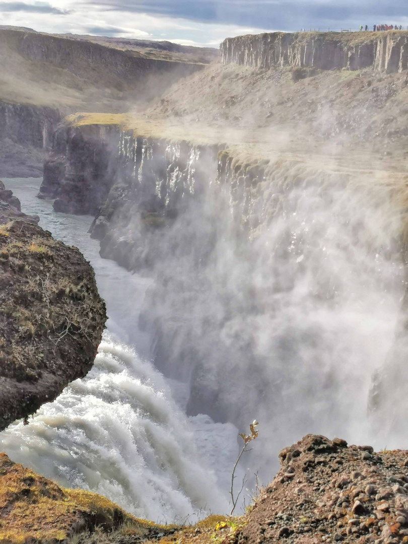 Island Gulfoss Schlucht