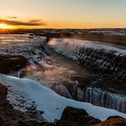 Island - Gullfoss.... Sonnenaufgang