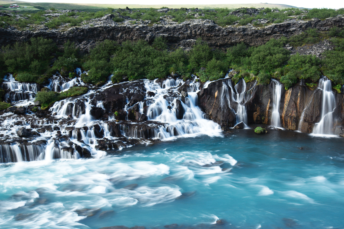 Island | Hraunfossar