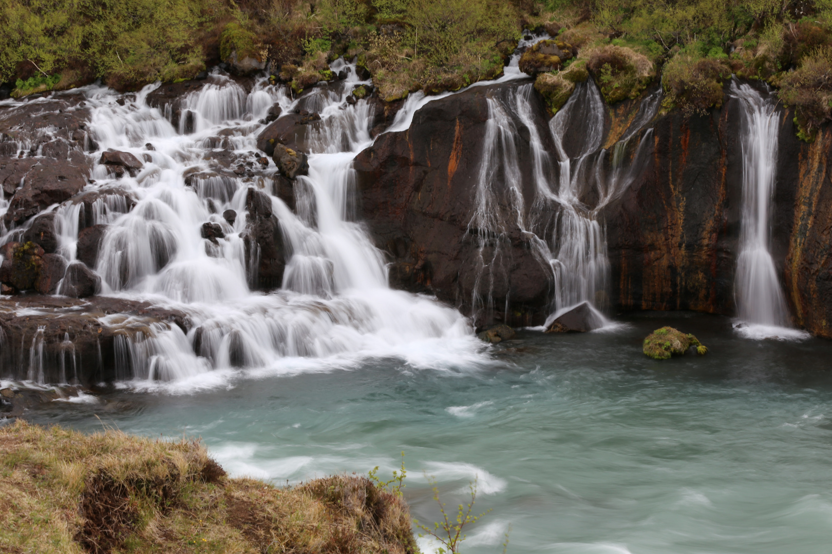 Island - Hraunfossar (Ausschnitt)