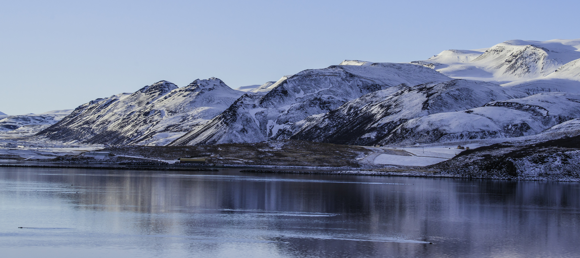 Island im Winter