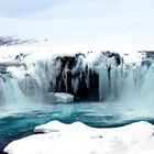 Island im Winter – Der Goðafoss, und wir waren die einzigen Gäste ….