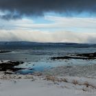 Island im Winter, dramatische Landschaft