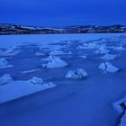 Island im Winter – Letztes Winterabendlicht über den Westfjorden