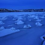 Island im Winter – Letztes Winterabendlicht über den Westfjorden