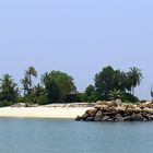 Island in front of Sentosa Island