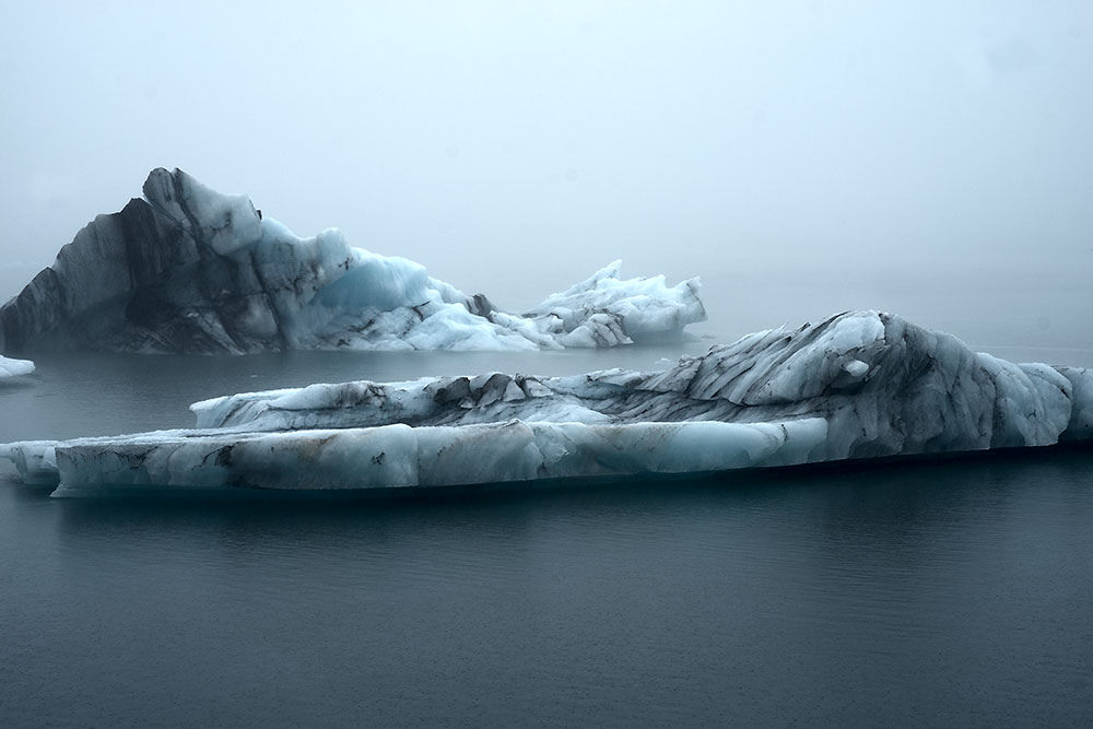 Island Jökulsárlón Gletscher See