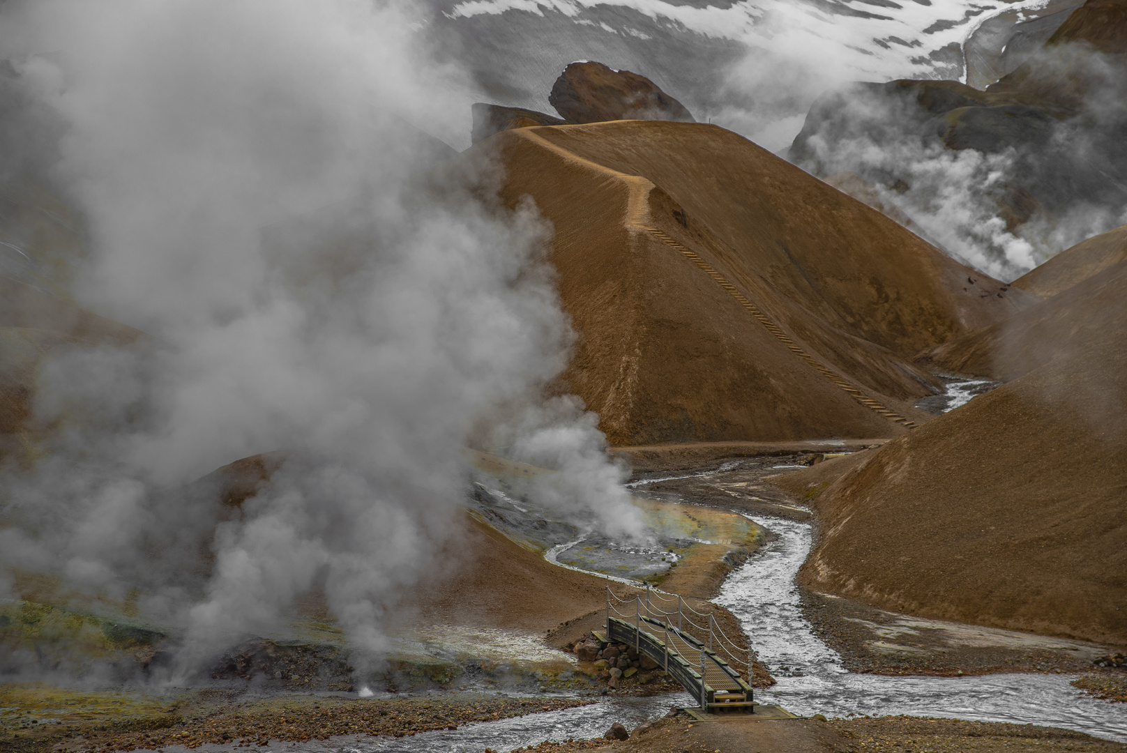 Island - Kerlingarfjöll - Brücke zu Feuer & Eis