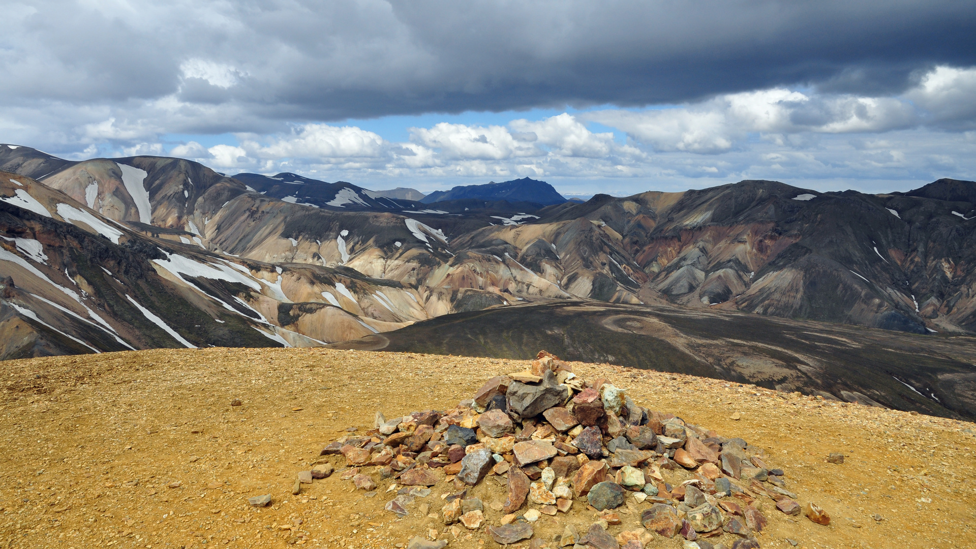 Island Landmannalaugar Brennisteinsalda