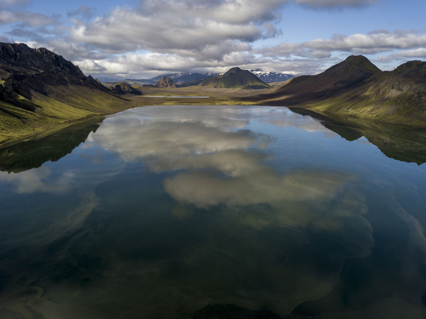 Island Luftaufnahme MavicPro Alftavatn