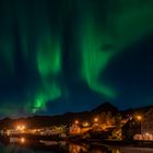 Island - Nordlicht über Faskrudfjördur