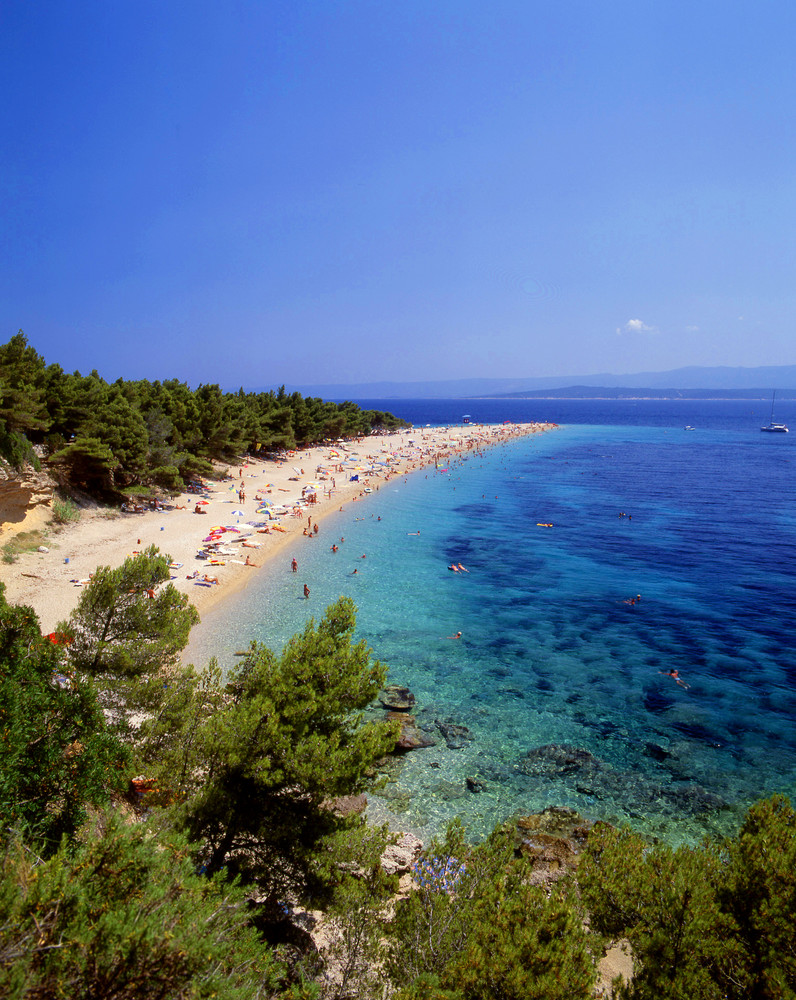 Island of Brac - Beach Golden horn