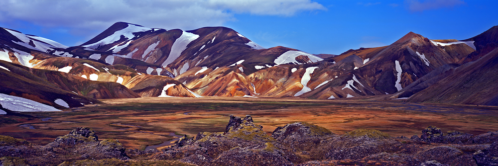 Island-Pano Landmannalaugar