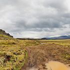 Island - Panorama - Gerðuberg - Gerduberg - Klippe aus Basaltgestein