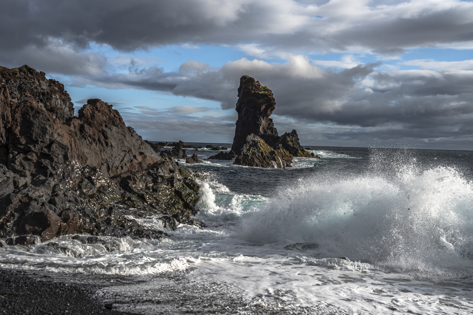 Island - Raue See bei Djupalonssandur