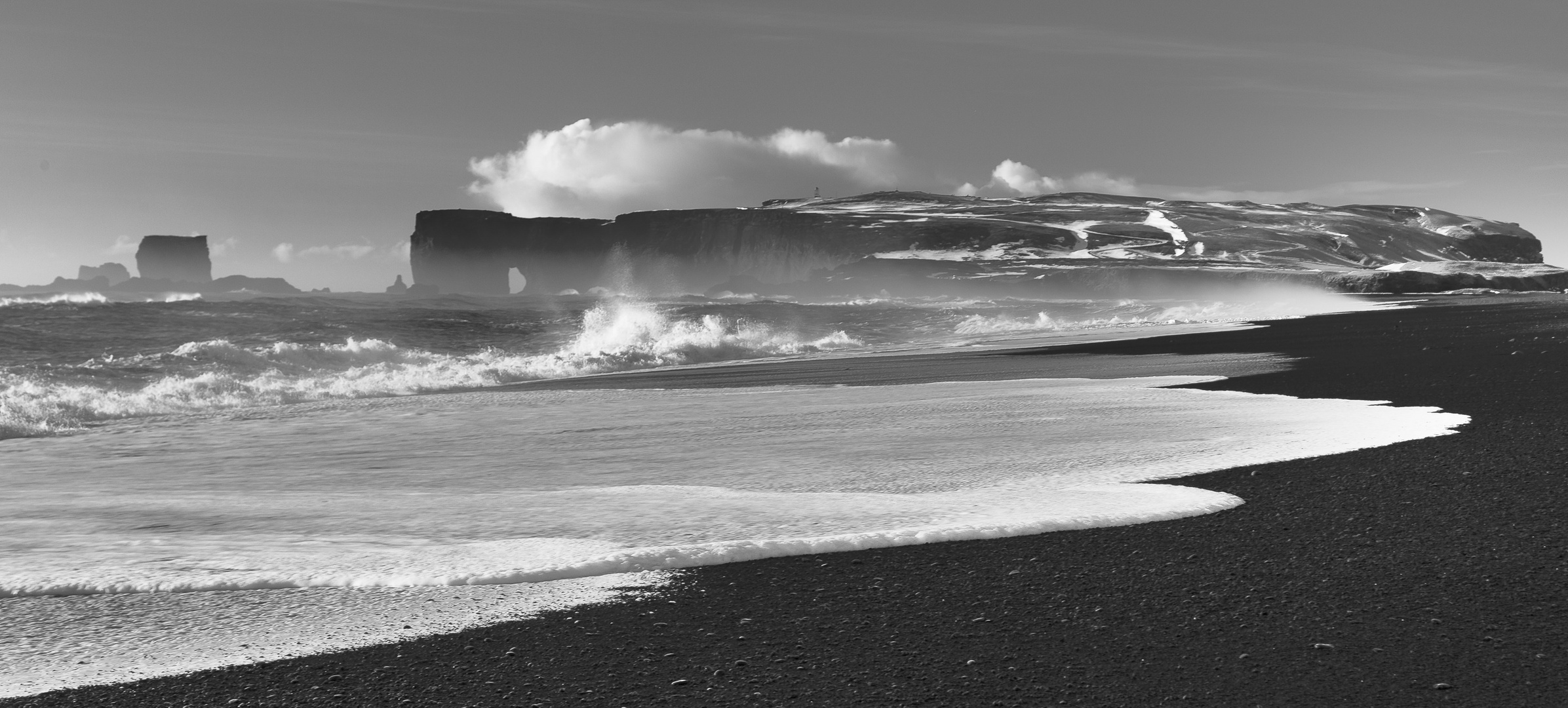 Island, schwarz-weiss VI