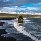 Island - Schwarzer sand bei Dyrholaey