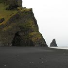 Island schwarzer Strand