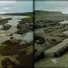 Island Selfoss mit kleinen Nebenfössen (3D-X-View)