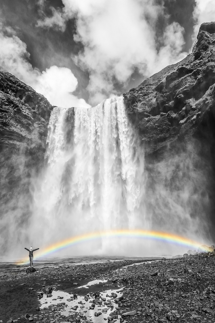 ISLAND Skogafoss 