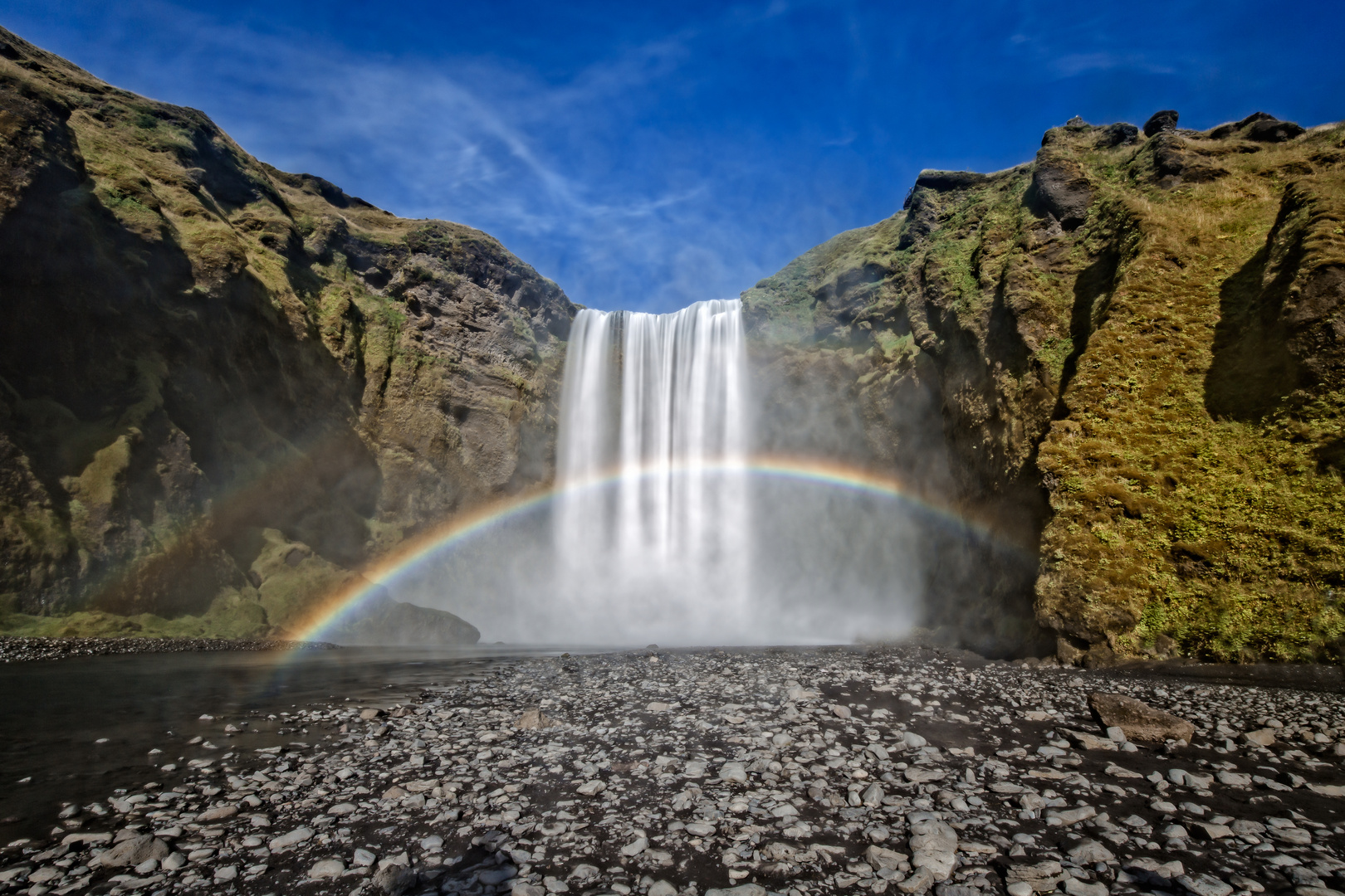 Island-Skogafoss....