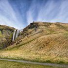 Island Skógafoss Wasserfall