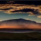 Island Südwest - Sandsturm bei Sonnenuntergang
