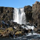 Island Thingvellir-Wasserfall