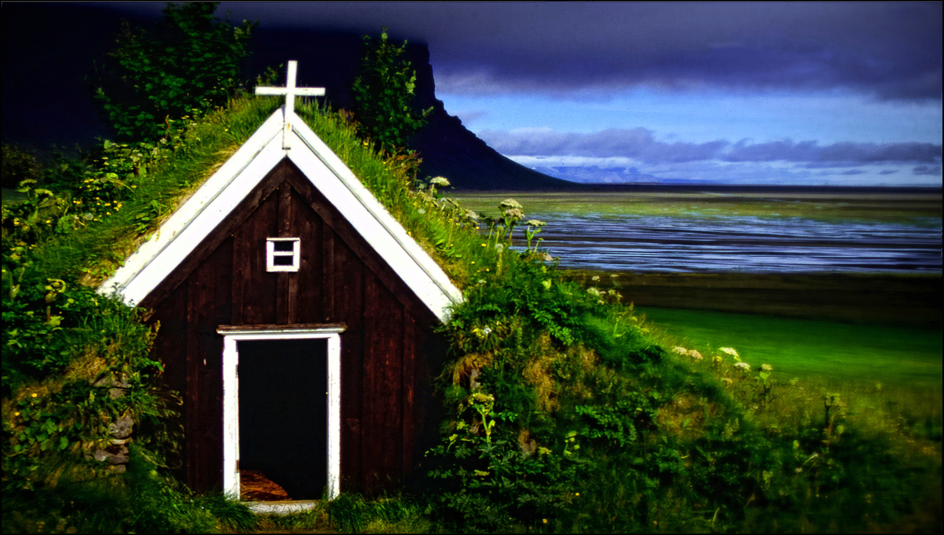 Island, Torfkirche von Núpsstaður  
