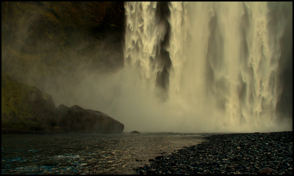 Island, Wasserfall