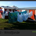 Island Westfjorde – Naturgetrocknete Hotel Wäsche, ohne Veredler…