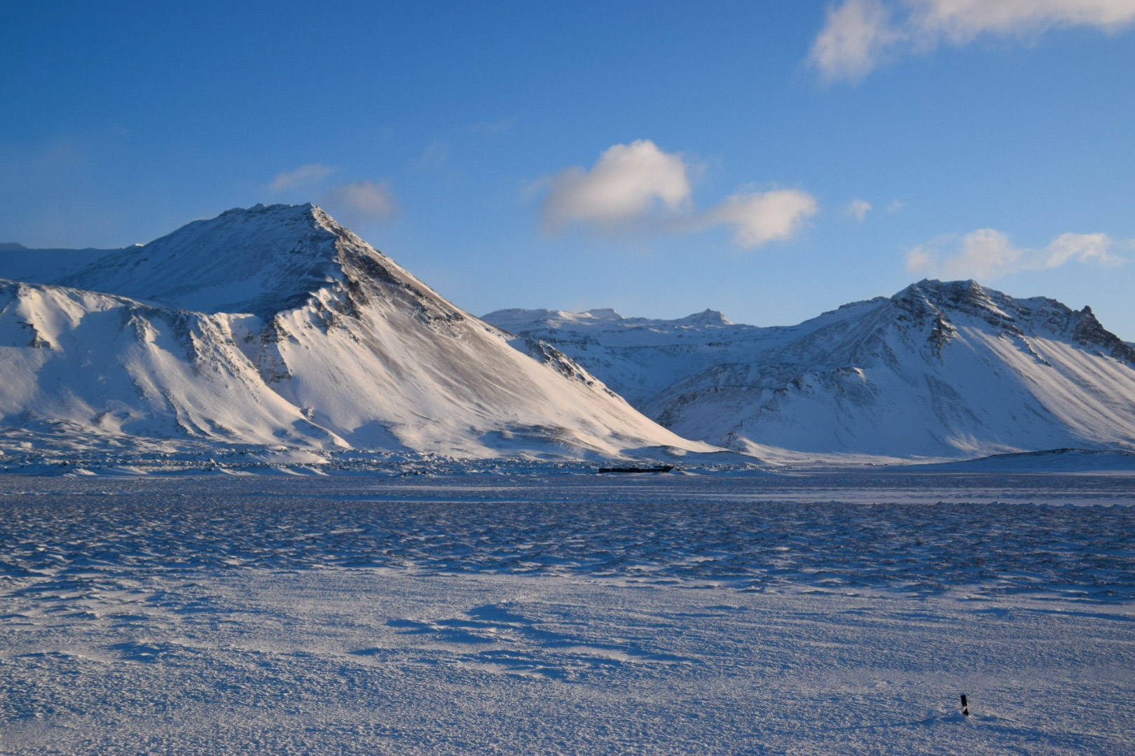 Island Wintermorgen