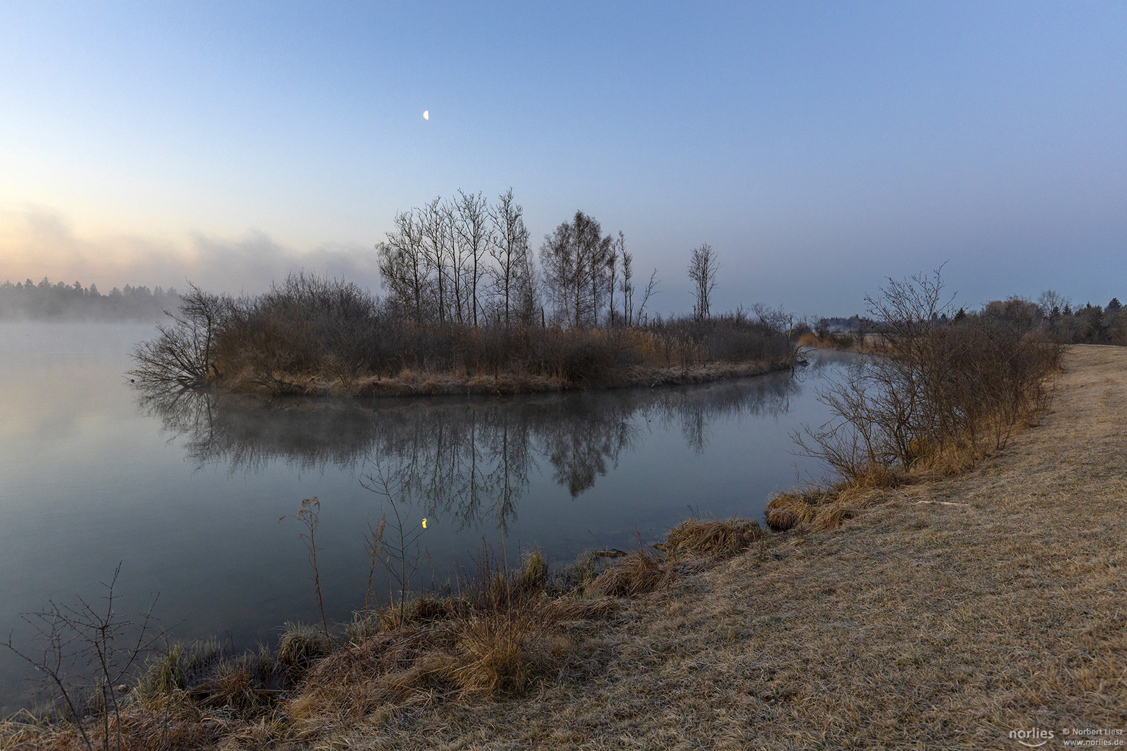 Island with moon