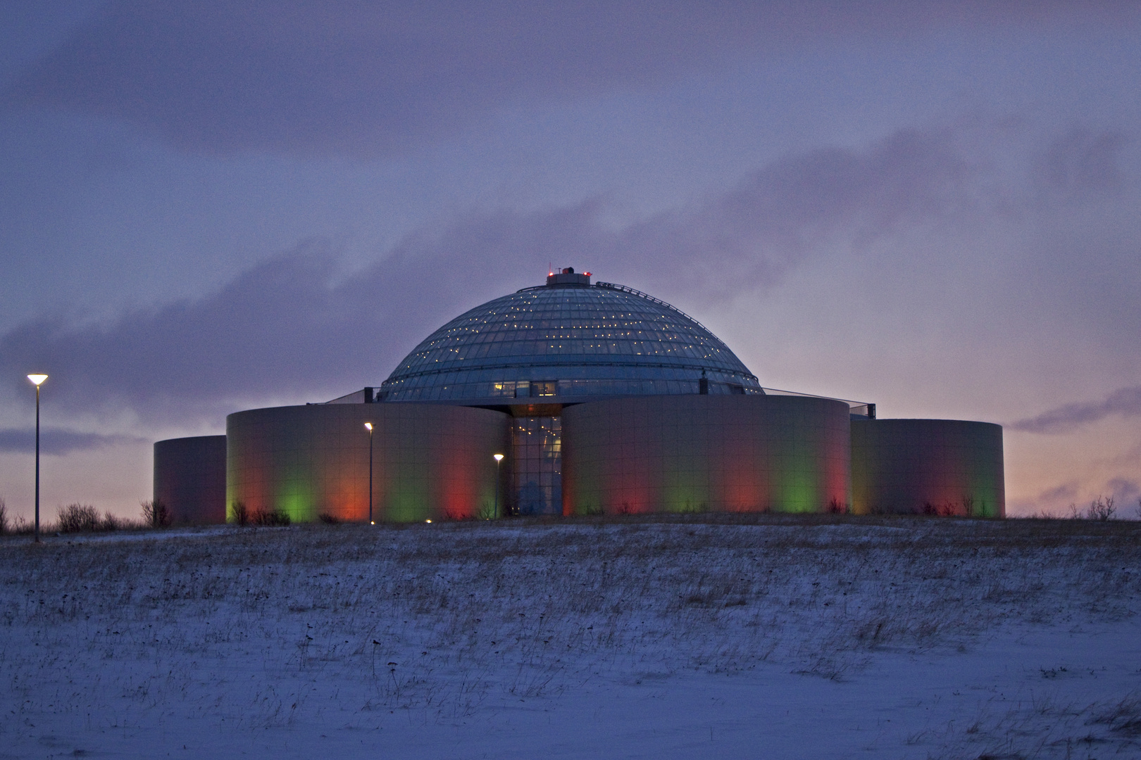 Island zum Jahreswechsel - Perlan Reykjavik