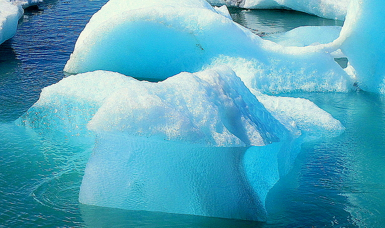 Island:am Vatnajökull-Gletscher