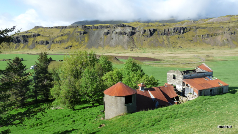 Islandimpression, verlassener Bauernhof im Dorisdalur.