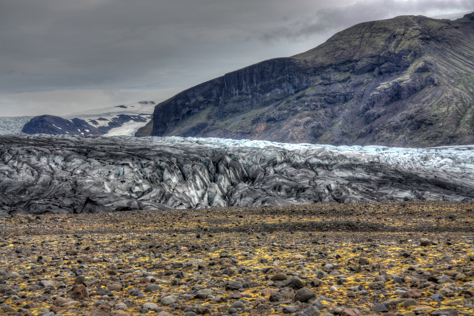 Islands Gletscher - in HDR